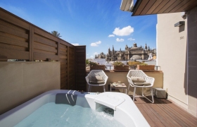 Deluxe avec terrasse et jacuzzi